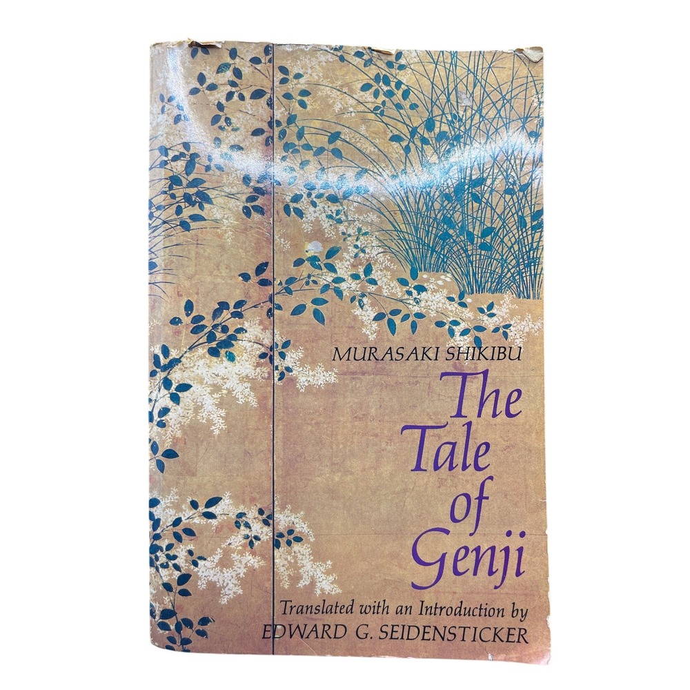 The Tale of Genji Murasaki Shikibu Seidensticker 1980 Paperback Knopf Unabridged